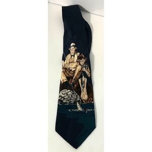 Vintage 1995 Norman Rockwell Saturday Evening Post All Silk Tie